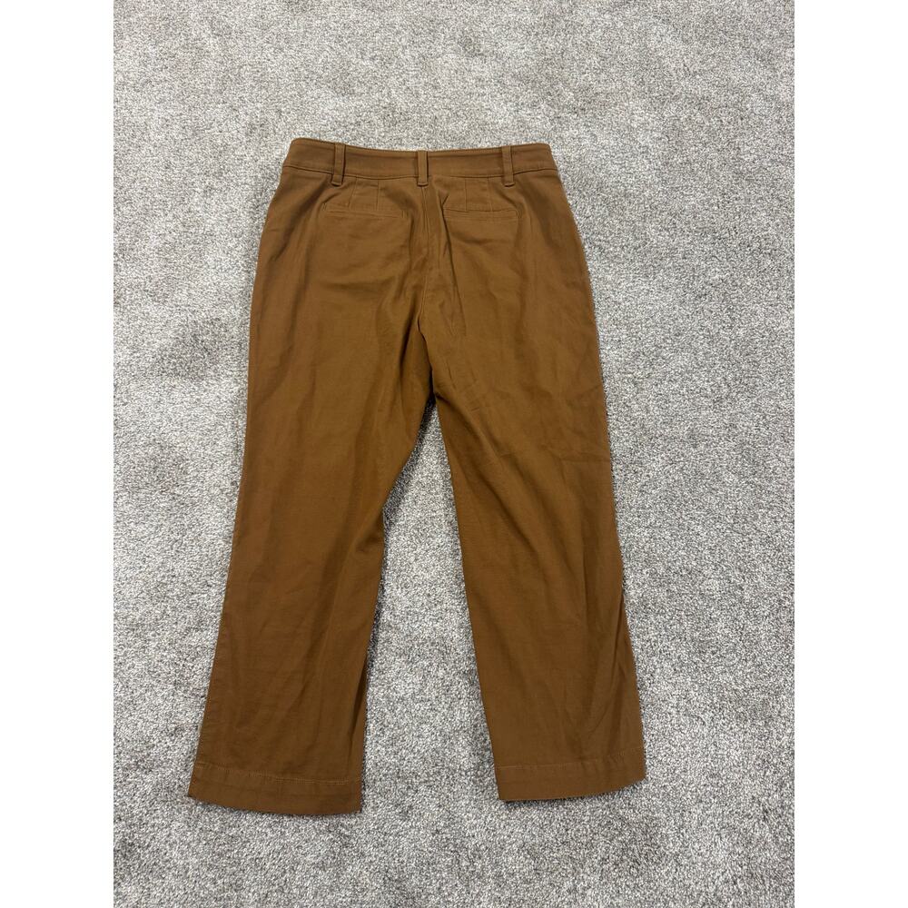 Talbots Women's Cropped Straight Leg Caramel Brown Pants - Picture 5 of 5